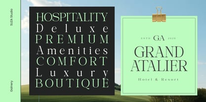 Galnery Font Poster 10