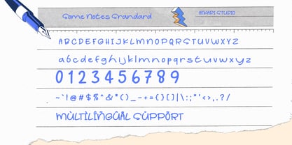 Some Notes Font Poster 9