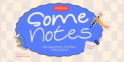 Some Notes Font Poster 1