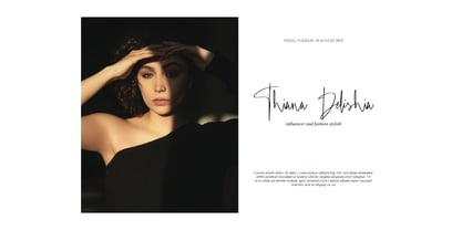 Amistarline Signature Font Poster 6