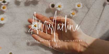 Amistarline Signature Font Poster 1