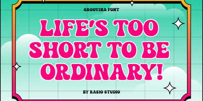 Groovina Font Poster 4