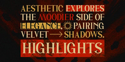 La Mort Font Poster 7