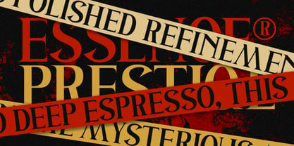 La Mort Font Poster 8