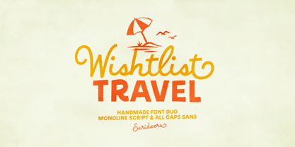 Wishlist Travel Font Poster 1