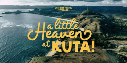 Wishlist Travel Font Poster 3