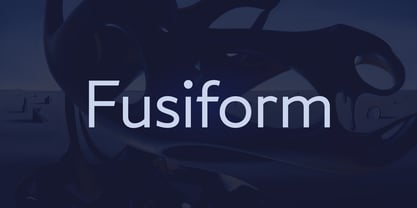 Fusiform Font Poster 1