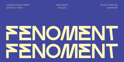 Fenoment Font Poster 1