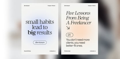 Neo Forma Font Poster 9
