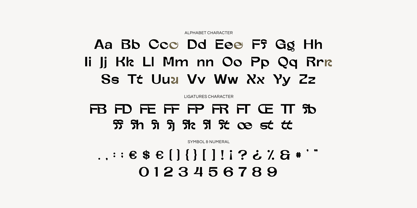 Eather Font Poster 5