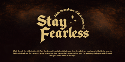 Blackveilo Font Poster 8
