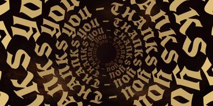 Blackveilo Font Poster 9