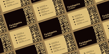Blackveilo Font Poster 7