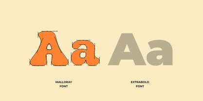 Malloray Font Poster 4