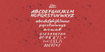 MC Cleju Bibsha Font Poster 7