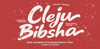 MC Cleju Bibsha Font Poster 1