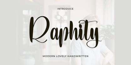 Raphity Font Poster 1