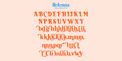 Helenna Serif Font Poster 8