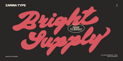 Bright Supply Font Poster 1