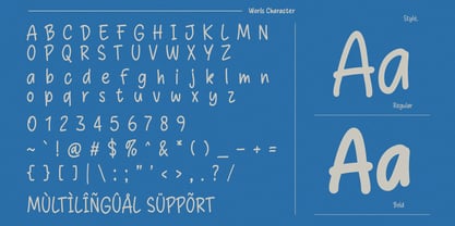 Woris Font Poster 9