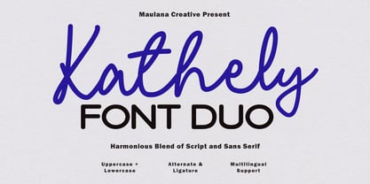 MC Kathely Font Poster 1