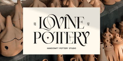 Lovine Font Poster 5