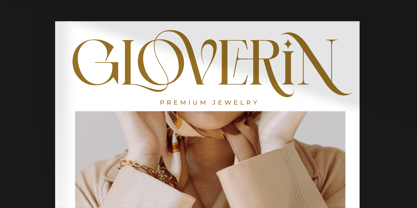 Lovine Font Poster 4