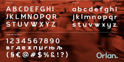 Orlan Font Poster 2