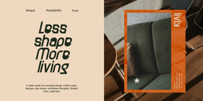 Betgal Font Poster 5
