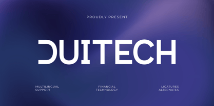 Duitech Font Poster 1