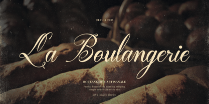 Delsya Script Font Poster 3