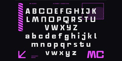 Axenor Font Poster 3