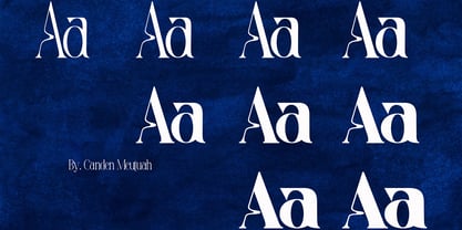 Avathor Type Font Poster 2