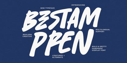 MC Bestam Pren Font Poster 1