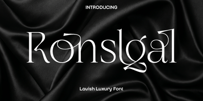 Ronslgal Font Poster 1