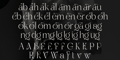 Ronslgal Font Poster 3