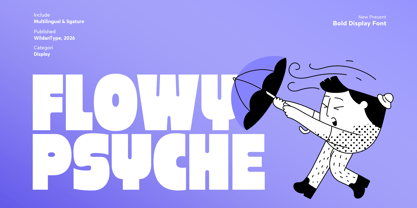 Flowy Psyche Font Poster 1