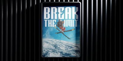 Steel Anthem Font Poster 3