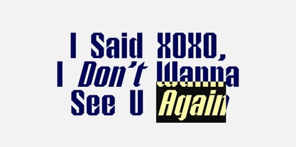 Steel Anthem Font Poster 2