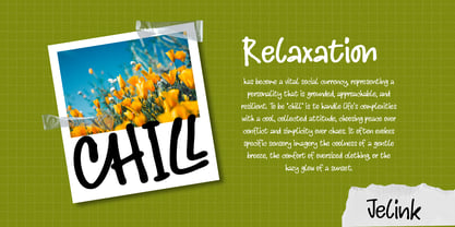 Jelink Font Poster 4