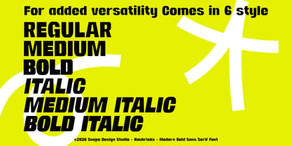 Neubricks Font Poster 6