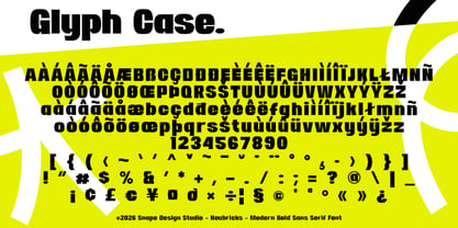Neubricks Font Poster 5