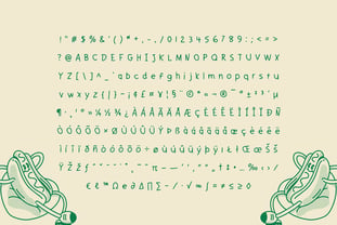 Foodie Font Poster 5