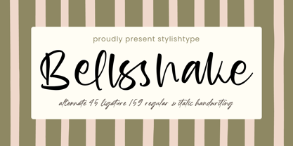 Bellsshake Font Poster 1