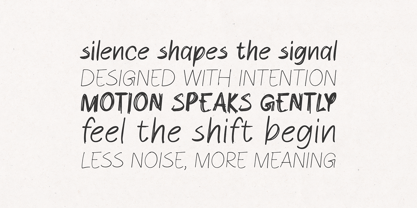 Simple Notes Font Poster 9