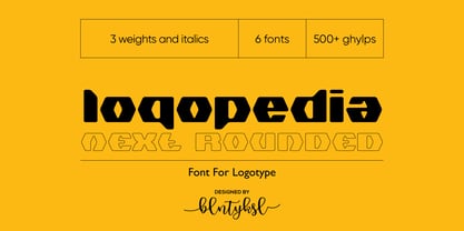 Logopedia Next Rounded Font Poster 1
