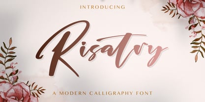 Risatry Font Poster 1