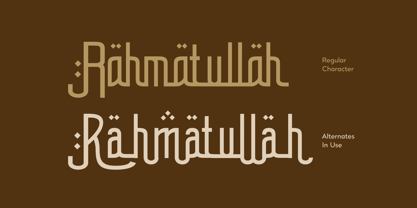 Korimmah Font Poster 2