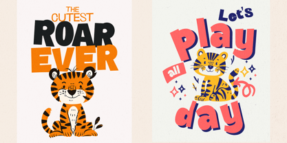 Panpan and Dondot Font Poster 8