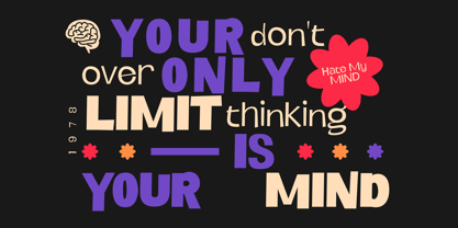 Panpan and Dondot Font Poster 12